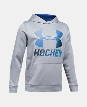 Boys' UA Hockey Wordmark Hoodie 3 Colors $44.99