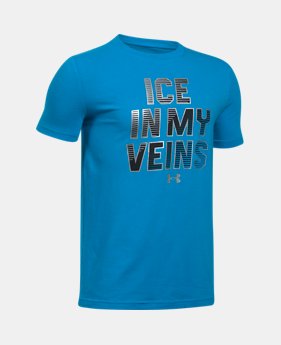 Boys' UA Hockey Ice In My Veins T-Shirt LIMITED TIME: FREE SHIPPING 1 Color $22.99