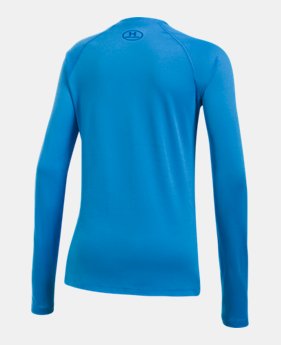 Girls' UA Big Logo Slash Long Sleeve $24.99