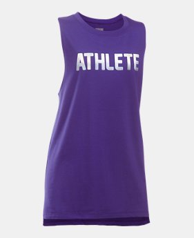 Girls' UA Athlete Tank 1 Color $19.99