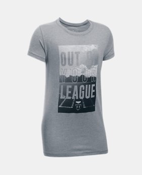 Girls' UA Out Of Your League T-Shirt 1 Color $22.99