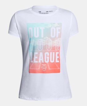Girls' UA Out Of Your League T-Shirt 1 Color $19.99