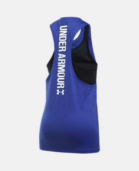 Girls' UA 2-in-1 Tank 1 Color $17.99