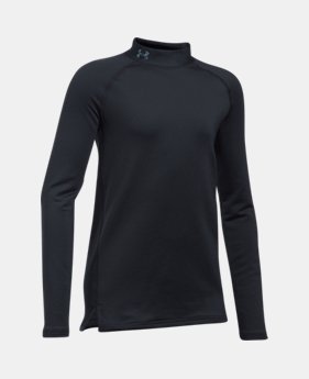Girls' ColdGear® Mock Neck 2 Colors Available $39.99