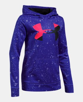Girls' Armour Fleece® Big Logo Printed Hoodie 3 Colors $41.99