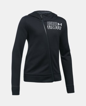 Girls' UA Armour® Fleece Full Zip Hoodie 1 Color $54.99