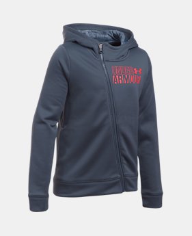 Girls' UA Armour® Fleece Full Zip Hoodie 1 Color $54.99