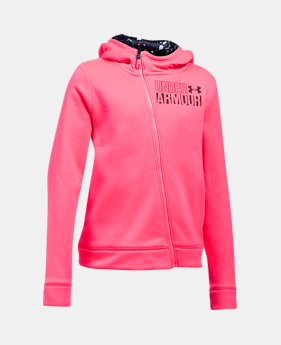 Girls' UA Armour® Fleece Full Zip Hoodie 1 Color $54.99
