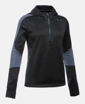 Girls' ColdGear® Reactor Fleece ½ Zip Hoodie 1 Color Available $38.99