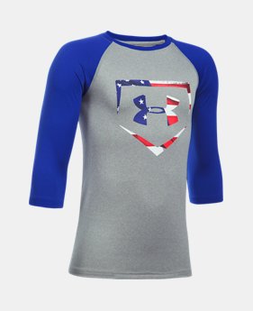Boys' UA Plate ¾ Sleeve T-Shirt 2 Colors $24.99