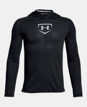 Boys' UA Baseball UA Threadborne™ Hoodie 2 Colors $34.99