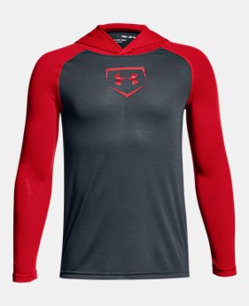 Boys' UA Baseball UA Threadborne™ Hoodie 2 Colors $34.99