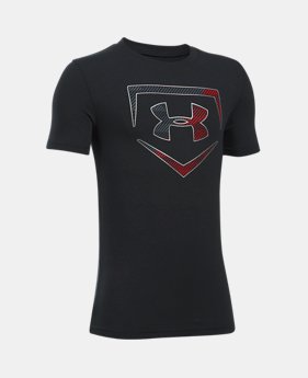 Boys' UA Baseball Logo T-Shirt 1 Color Available $19.99
