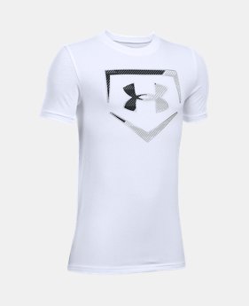 Boys' UA Baseball Logo T-Shirt 1 Color $19.99