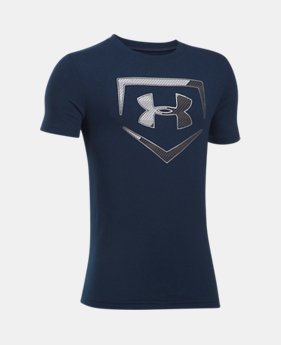 Boys' UA Baseball Logo T-Shirt 3 Colors $19.99