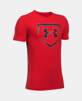Boys' UA Baseball Logo T-Shirt 1 Color $19.99