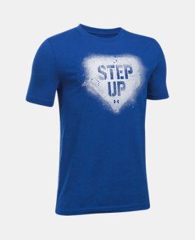 Boys' UA Step Up T-Shirt 2 Colors $19.99