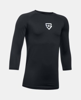 Boys' UA Heater ¾ Sleeve T-Shirt 1 Color Available $29.99