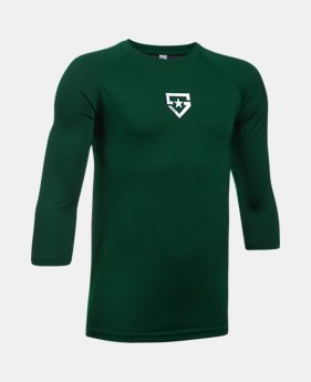 Boys' UA Heater ¾ Sleeve T-Shirt 1 Color $29.99