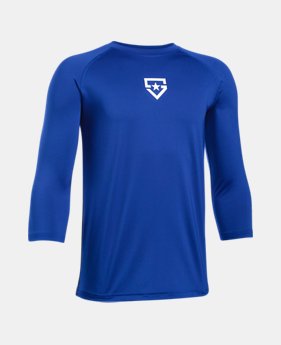 Boys' UA Heater ¾ Sleeve T-Shirt 5 Colors Available $29.99