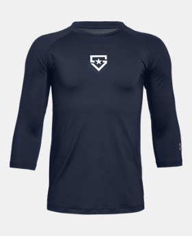 New to Outlet Boys' UA Heater ¾ Sleeve T-Shirt 2 Colors Available $22.99
