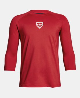 Boys' UA Heater ¾ Sleeve T-Shirt 1 Color $29.99