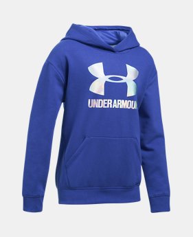Girls' UA Threadborne™ Fleece Hoodie LIMITED TIME ONLY 4 Colors Available $41.99