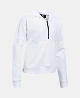 Girls' UA Stretch Fleece Ridge Hoodie 3 Colors Available $32.99