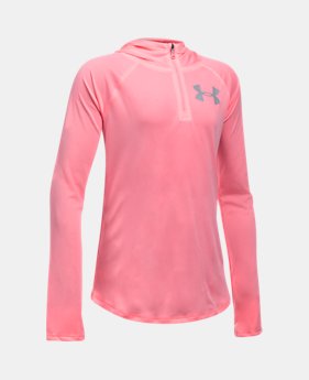 Girls' UA Tech™ ¼ Zip Hoodie 2 Colors $20.99