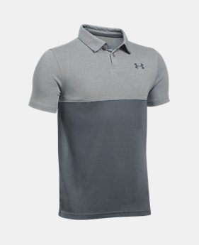Boys' UA Threadborne Blocked Polo 2 Colors $34.99