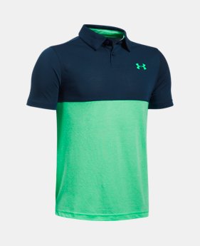 Boys' UA Threadborne Blocked Polo 2 Colors $18.74 to $24.99
