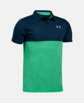 Boys' UA Threadborne Blocked Polo 1 Color $34.99