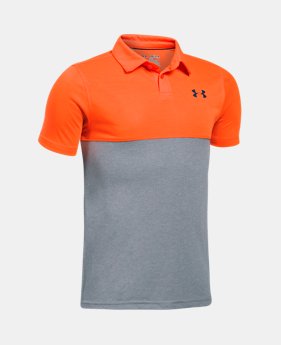 Boys' UA Threadborne Blocked Polo 1 Color $34.99