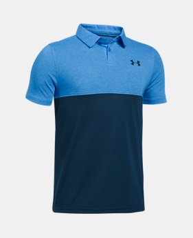 Boys' UA Threadborne Blocked Polo 1 Color $34.99