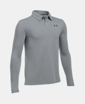 Boys' UA Threadborneâ„¢ Long Sleeve Polo 1 Color $39.99