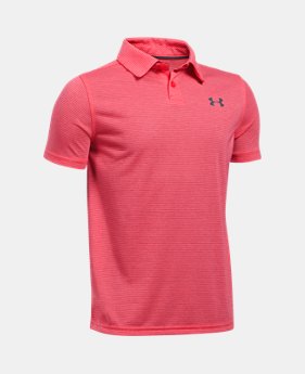 New Arrival Boys' UA Threadborne™ Feeder Polo 1 Color $44.99