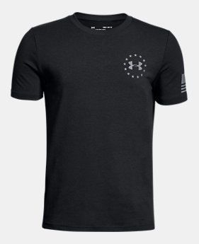 Boys' UA Freedom Flag T-Shirt 1 Color $19.99