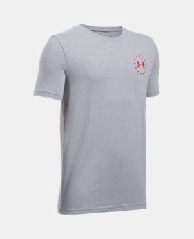 Boys' UA Freedom Flag T-Shirt 1 Color $19.99