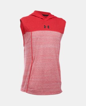 Boys' UA Select Sleeveless Hoodie 1 Color Available $17.99 to $22.99