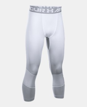 Boys' HeatGear® Armour Printed ¾ Leggings 1 Color $34.99
