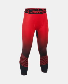 Boys' HeatGear® Armour Printed ¾ Leggings 1 Color $34.99