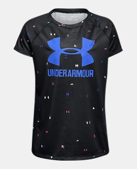 Girls' UA Big Logo Short Sleeve T-Shirt 3 Colors $24.99
