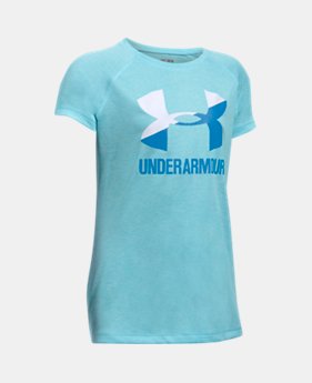 Girls' UA Big Logo Short Sleeve T-Shirt 4 Colors $19.99