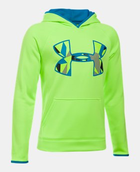 Boys' Armour Fleece® Big Logo Hoodie 1 Color Available $26.99
