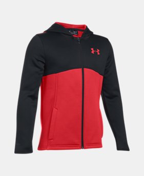 Boys' Armour® Fleece Full Zip Hoodie 1 Color $54.99