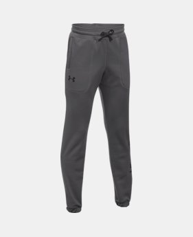 Boys' Armour® Fleece Branded Joggers 1 Color $49.99