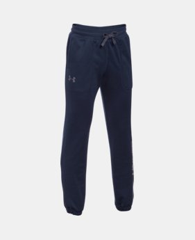 Boys' Armour® Fleece Branded Joggers 1 Color $49.99