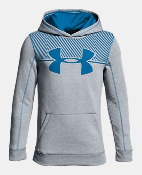 Boys' UA Stretch Fleece Blocked Hoodie 4 Colors $26.99 to $33.74