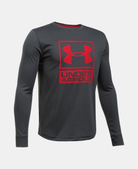 Boys' UA Tech™ Textured Crew 2 Colors Available $17.99 to $22.99