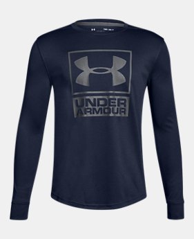 Boys' UA Tech™ Textured Crew 3 Colors Available $17.99 to $22.99